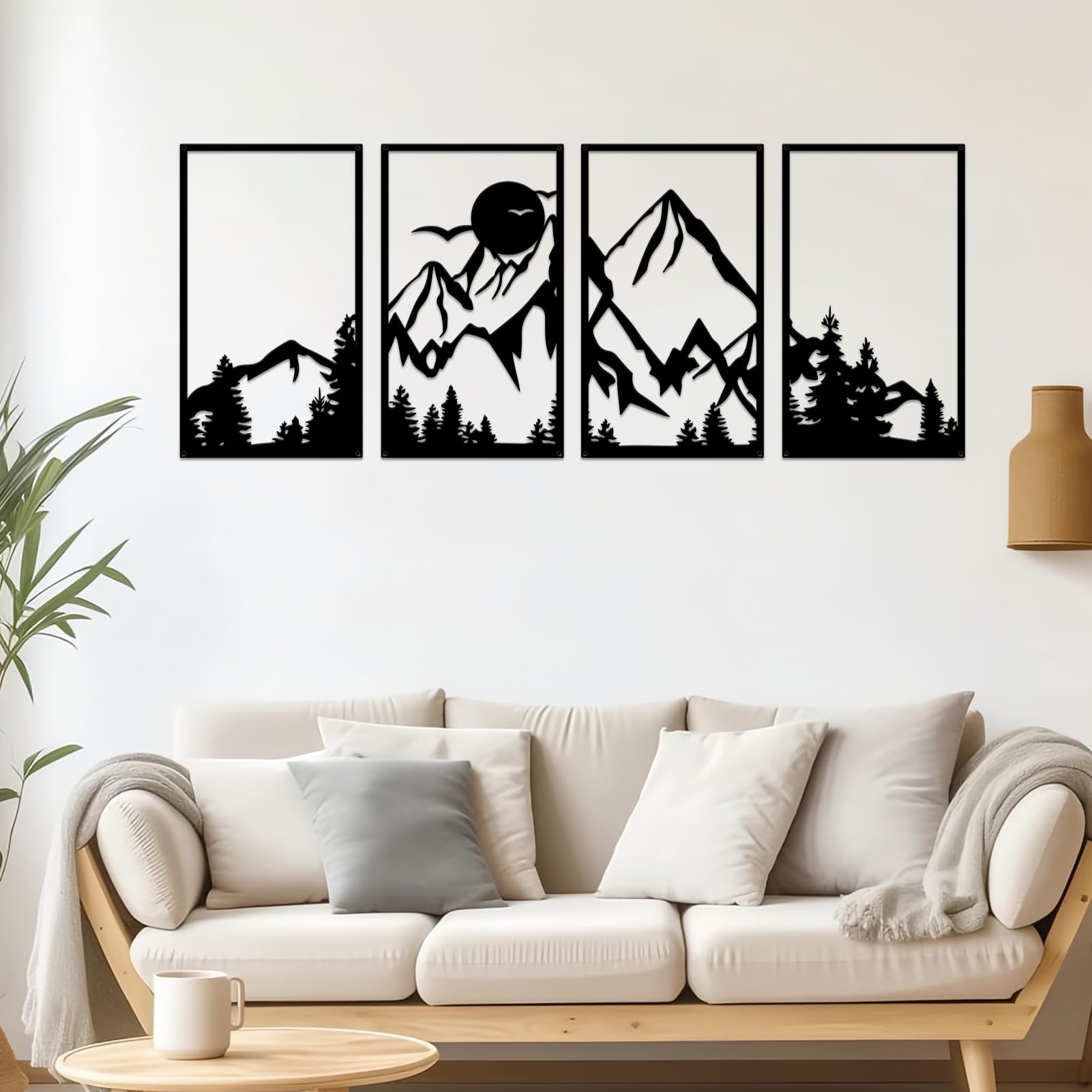 Set of Metal Wall Decor